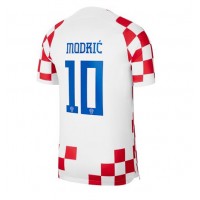 Kroatien Luka Modric #10 Replika Hemmatröja VM 2022 Kortärmad